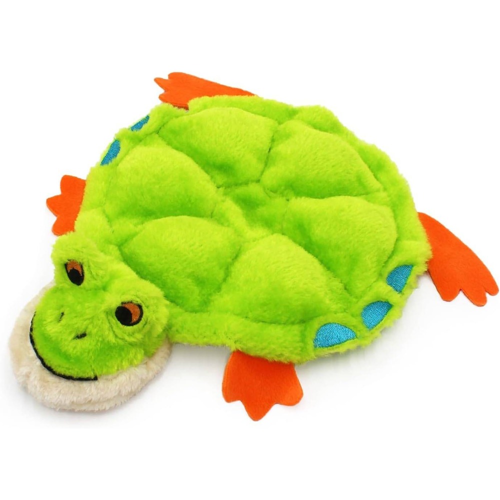 ZippyPaws‎ Squeakie Crawler Plush Dog Toy Green Turtle Squeaky Pet Toy NWT 10in